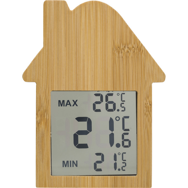 Branded Bamboo Weather Station - Image 2