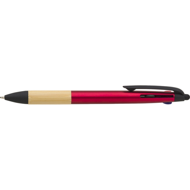 Branded Bamboo Ballpen (3 Colour And Stylus) - Image 6