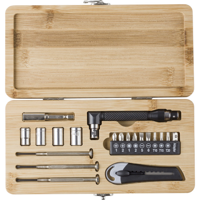 Branded Bamboo Tool Set 27pc - Image 2