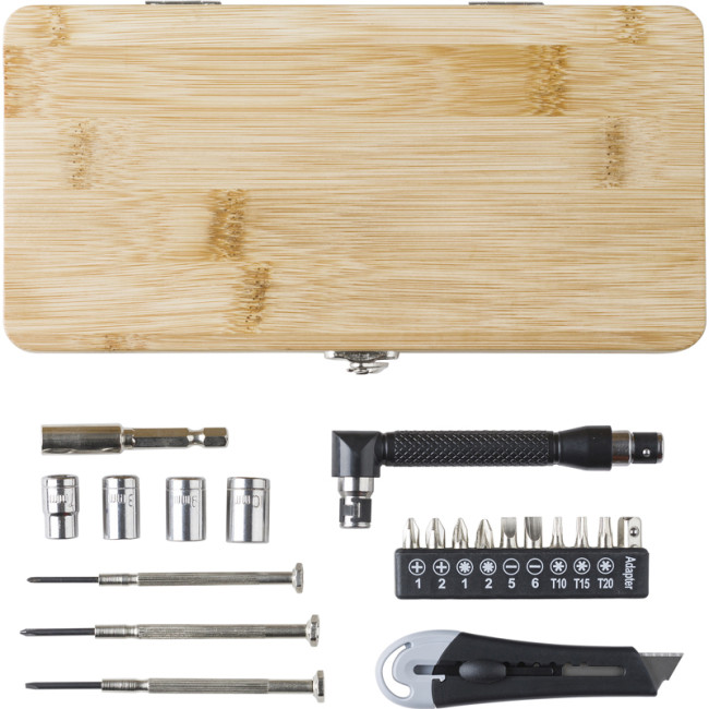 Branded Bamboo Tool Set 27pc - Image 3