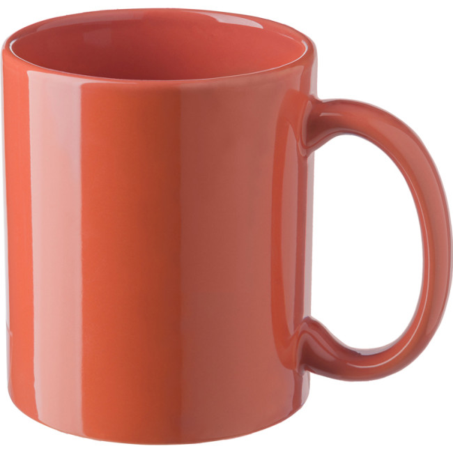 Custom Printed Ceramic Coloured Mug 300ml - Image 1