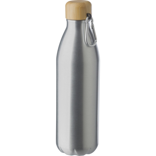 Custom Printed Aluminium Single Walled Bottle 500ml - Image 2