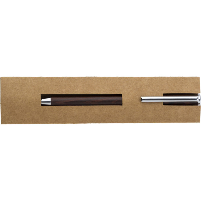 Custom Printed Blackwood Wooden Ballpen - Image 2