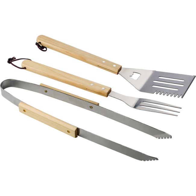 Custom Printed Barbecue Set 3pc - Image 3