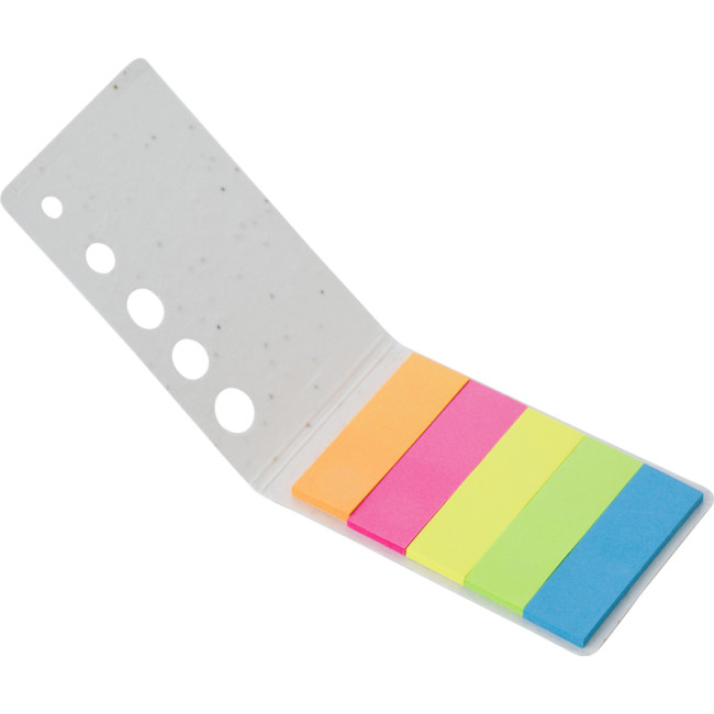 Branded Seed Paper Sticky Notes - Image 1