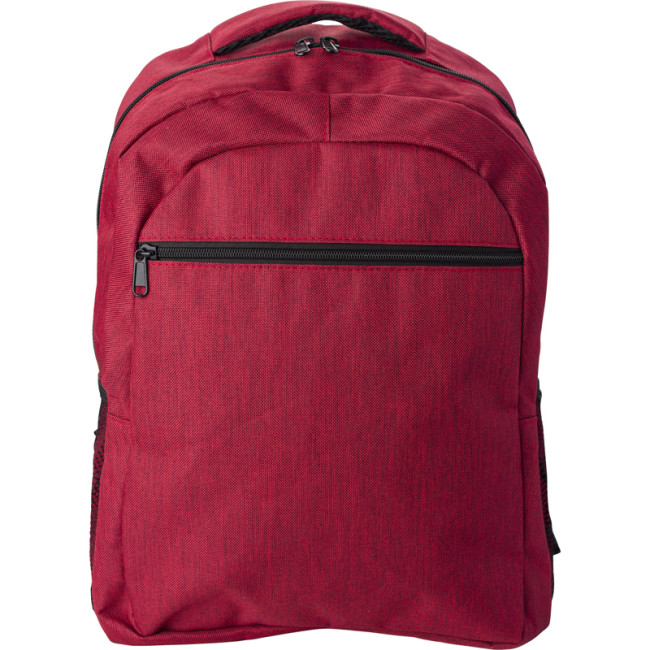 Custom Printed Polyester Backpack - Image 1