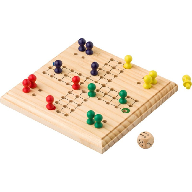 Custom Printed Wooden Ludo Game - Image 1