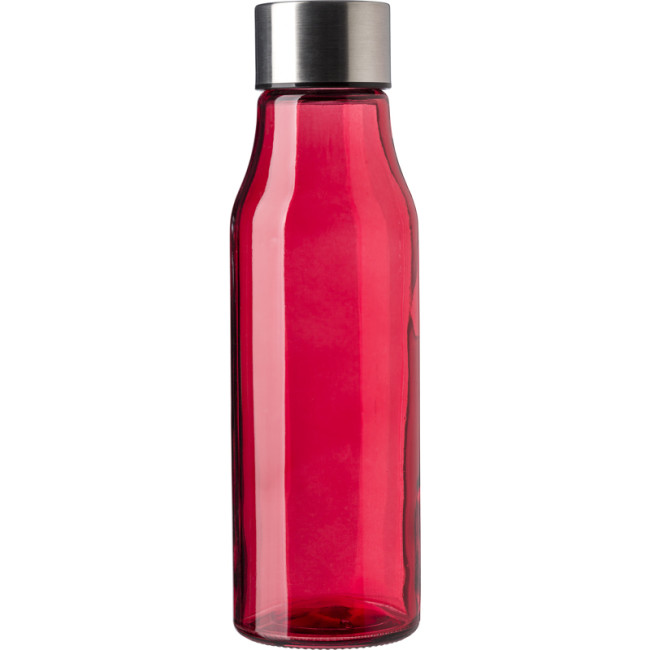 Custom Printed Glass And Stainless Steel Bottle 500ml - Image 1