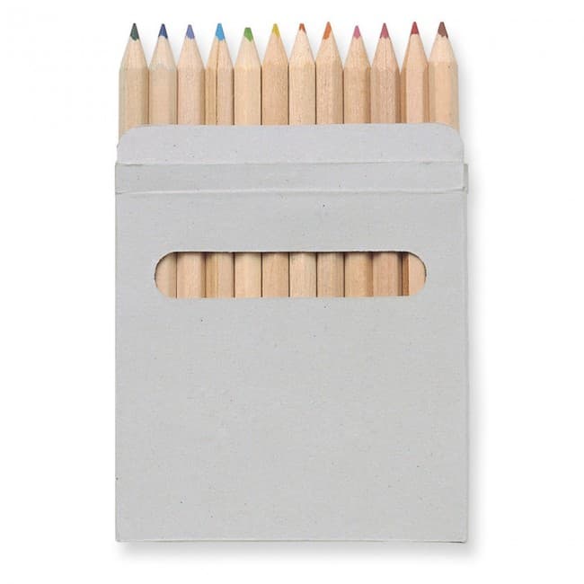 Custom Printed 12 Coloured Pencils Set - Image 4