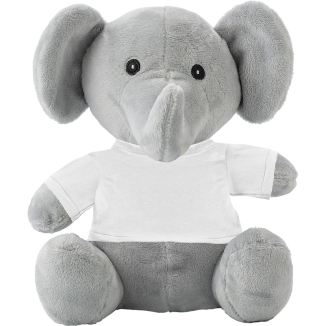 Custom Printed Plush Elephant - Image 1