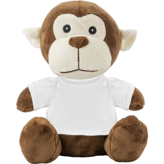 Custom Printed Plush Monkey - Image 1