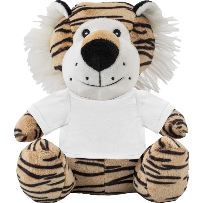 Custom Printed Plush Tiger - Image 1