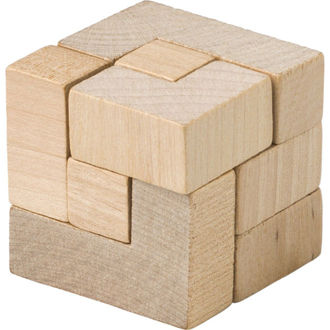 Custom Printed Wooden Cube Puzzle - Image 2