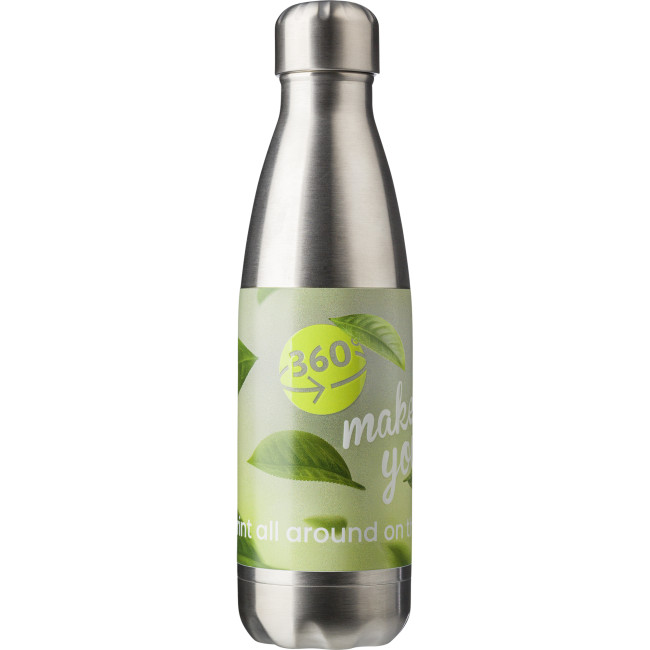 Branded Tropeano Stainless Steel Double Walled Bottle 500ml - Image 2