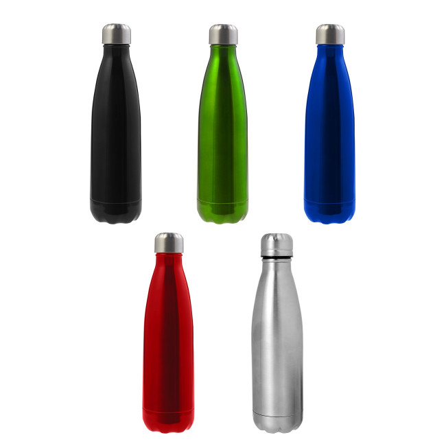 Branded Tropeano Stainless Steel Double Walled Bottle 500ml - Image 1