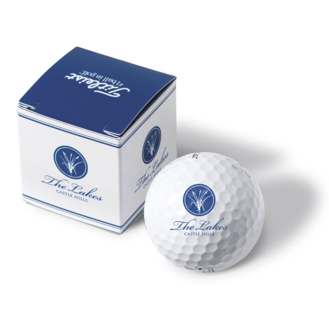 Custom Printed Titleist Trufeel Golf Ball In 1 Ball Printed Sleeve