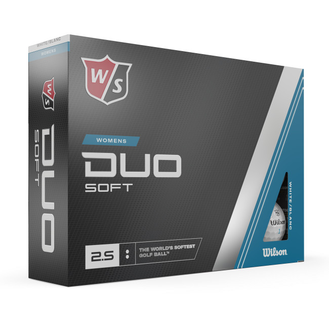 Custom Printed Wilson Staff Duo Soft Women's Printed Golf Balls Buy 12 Dozen Get 2 Dozen Free