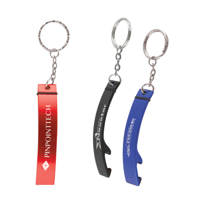 Custom Printed Cruise Bottle Opener Keyring