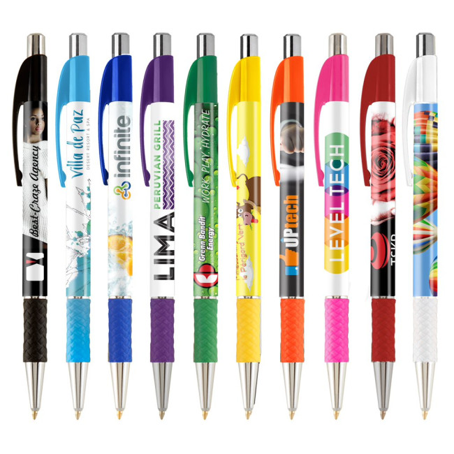 Custom Printed Lebeau Grip Plastic Ballpoint Pen