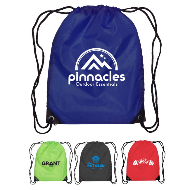 Custom Printed Broadway Drawstring Backpack