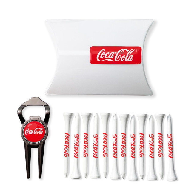 Custom Printed Geo Bottle Opener Golf Tool Pillow Pack