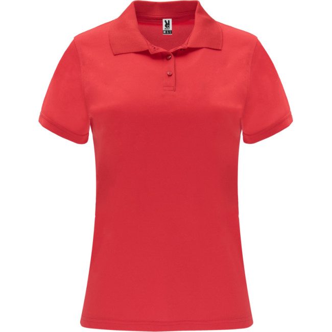 Custom Printed Monzha Short Sleeve Women's Sports Polo - Image 2