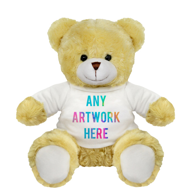 Custom Printed Elizabeth Soft Toy Teddy Bear 25cm