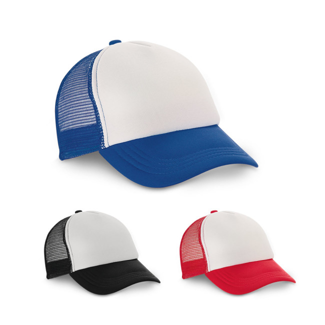 Custom Printed Polyester & Mesh Cap - Image 1