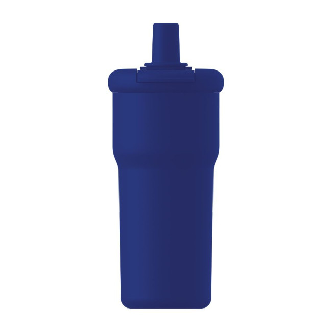 Custom Printed Roca Recycled Stainless Steel Insulated Cup With Integrated Straw 600ml - Image 3