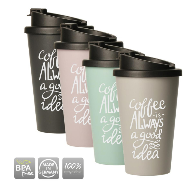 Custom Printed Eco Coffee Mug Premium Deluxe - Image 1