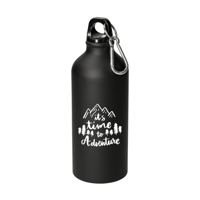 Custom Printed Matte Aluminium Bottle Sporty 0.6L - Image 1