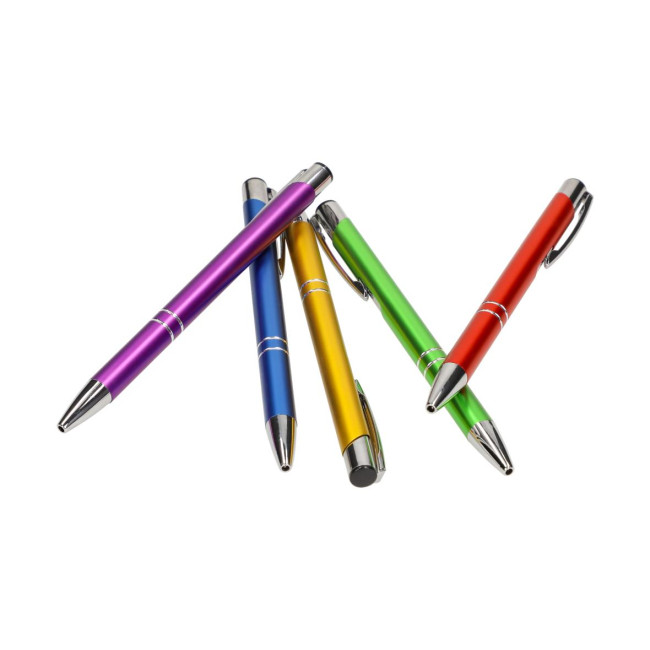 Custom Printed Novi Metallic Ball Pen - Image 1