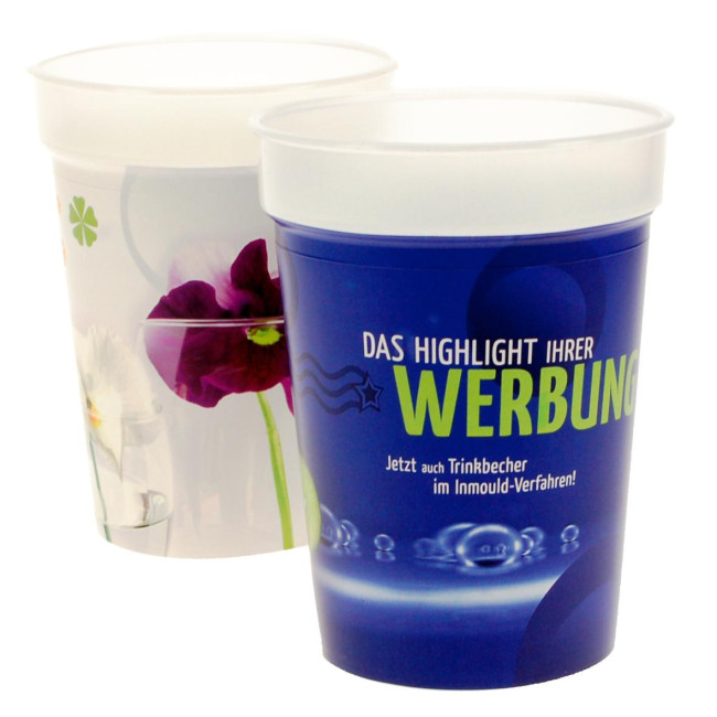 Branded Plastic Reusable Drinking Cup 0.3L - Image 1