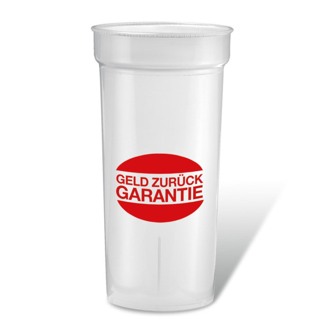 Branded Plastic Reusable Drinking Cup 0.5L - Image 1