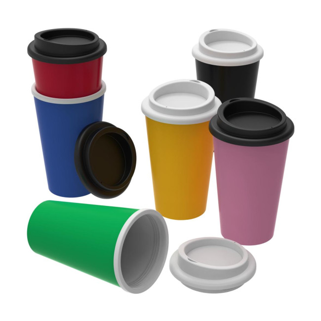 Custom Printed Premium Plastic Coffee Mug - Image 1