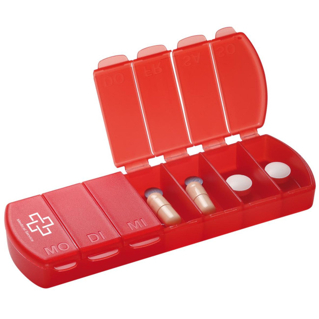 Branded Seven Days Storage Pill Box - Image 1