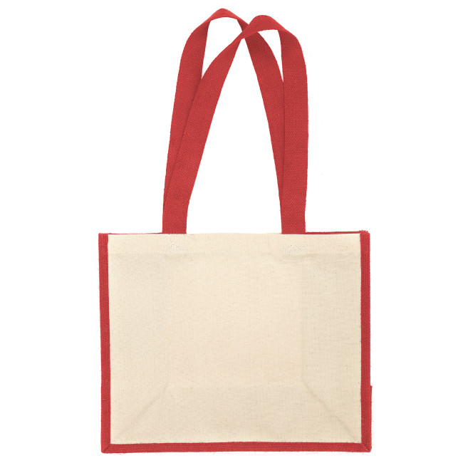 Custom Printed Henley Shopper Cotton & Jute 10oz - Image 8