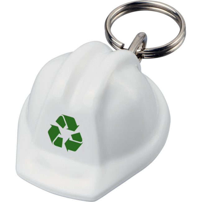 Branded Kolt Hard Hat-Shaped Recycled Keychain - Image 3