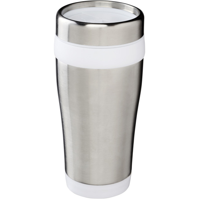 Custom Printed Elwood RCS Recycled Stainless Steel Insulated Tumbler 410ml - Image 1