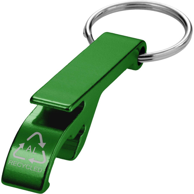 Custom Printed Tao RCS Recycled Aluminium Bottle & Can Opener Keychain - Image 4