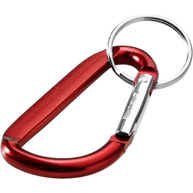 Custom Printed Timor RCS Recycled Aluminium Carabiner Keychain - Image 5