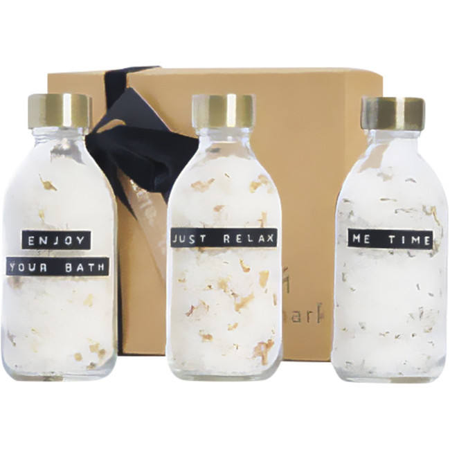 Branded Wellmark Just Relax 3-Piece 200ml Bath Salt Gift Set