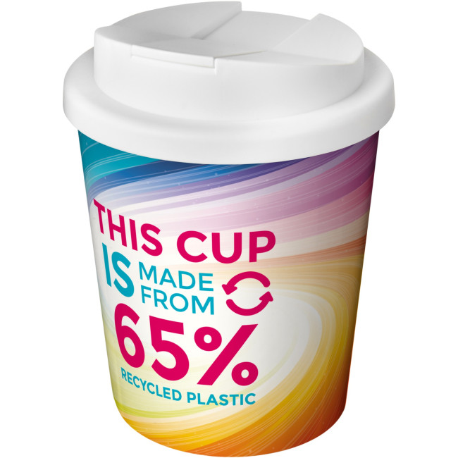 Custom Printed Brite-Americano Espresso Eco Spill-Proof Insulated Tumbler 250ml - Image 1