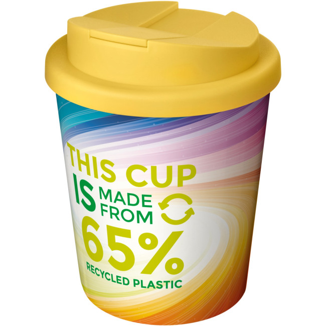 Custom Printed Brite-Americano Espresso Eco Spill-Proof Insulated Tumbler 250ml - Image 2