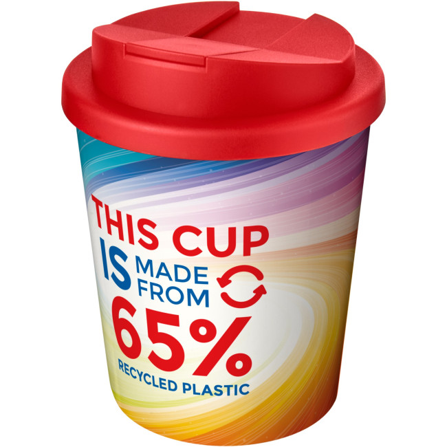 Custom Printed Brite-Americano Espresso Eco Spill-Proof Insulated Tumbler 250ml - Image 3