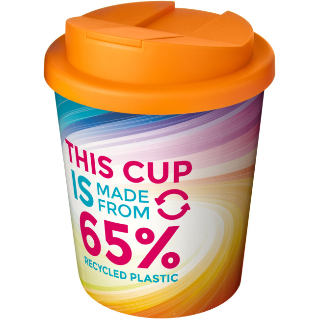 Custom Printed Brite-Americano Espresso Eco Spill-Proof Insulated Tumbler 250ml - Image 4