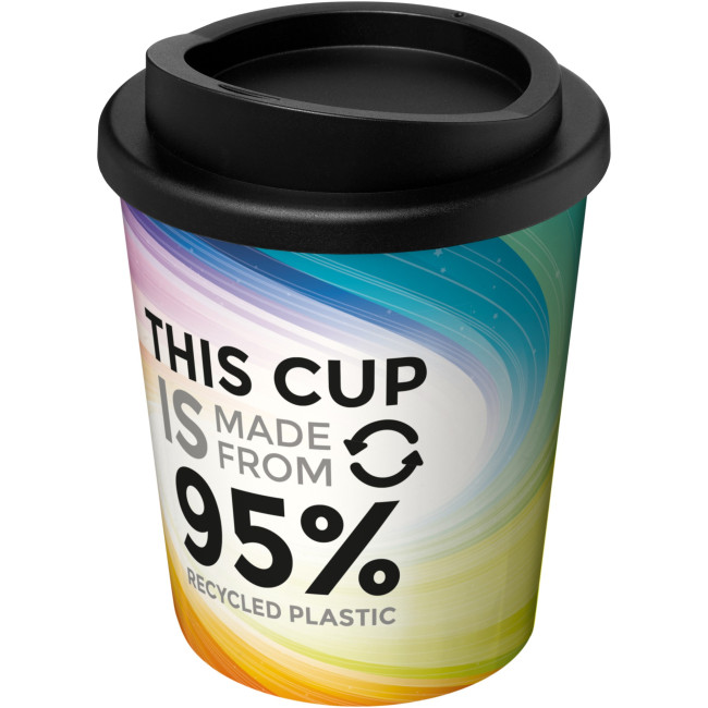 Custom Printed Brite-Americano  Espresso Recycled Insulated Tumbler 250ml