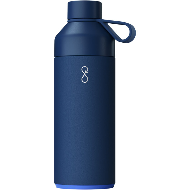 Custom Printed Big Ocean Bottle Vacuum Insulated Water Bottle 1000ml - Image 1