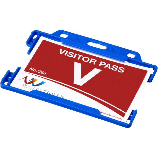 Custom Printed Vega Plastic Card Holder - Image 2