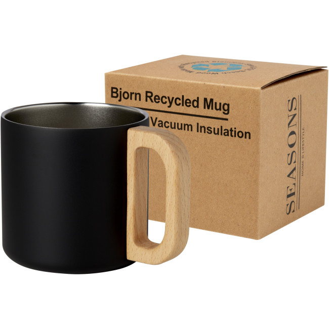 Custom Printed Bjorn 360 ml RCS Certified Recycled Stainless Steel Mug With Copper Vacuum Insulation - Image 4